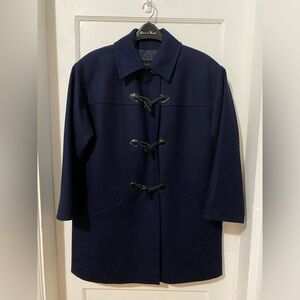 Dark Navy Wool Pendleton Peacoat